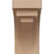 Ekena Millwork 7"W x 7"D x 14"H Wide Rockford Rough Cedar Woodgrain TimberThane Corbel, Primed Tan CORUR07X07X14ROCRCPR - alternate 4